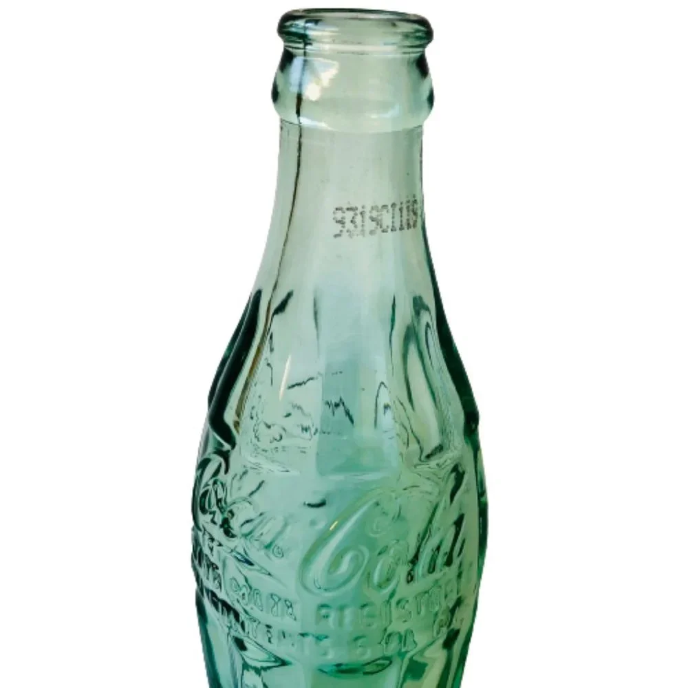 Coca Cola Soda Bottle Green Glass Vintage BEMIDJI MINNESOTA 6 oz